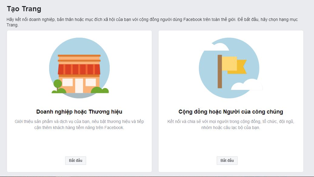 lập fanpage bán hàng online b2