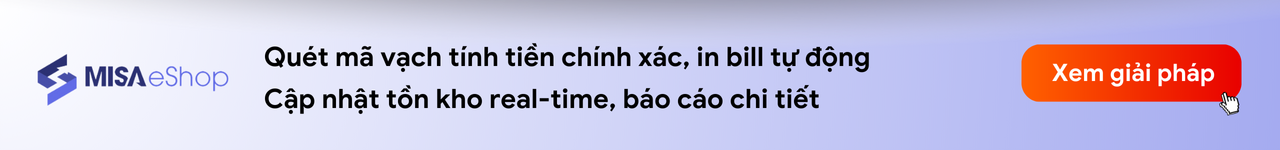 Dùng thử phần mềm quản lý bán hàng MISA eShop