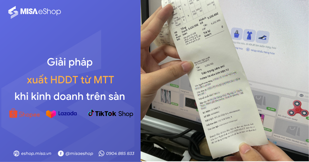 xuất hóa đơn sàn TMĐT