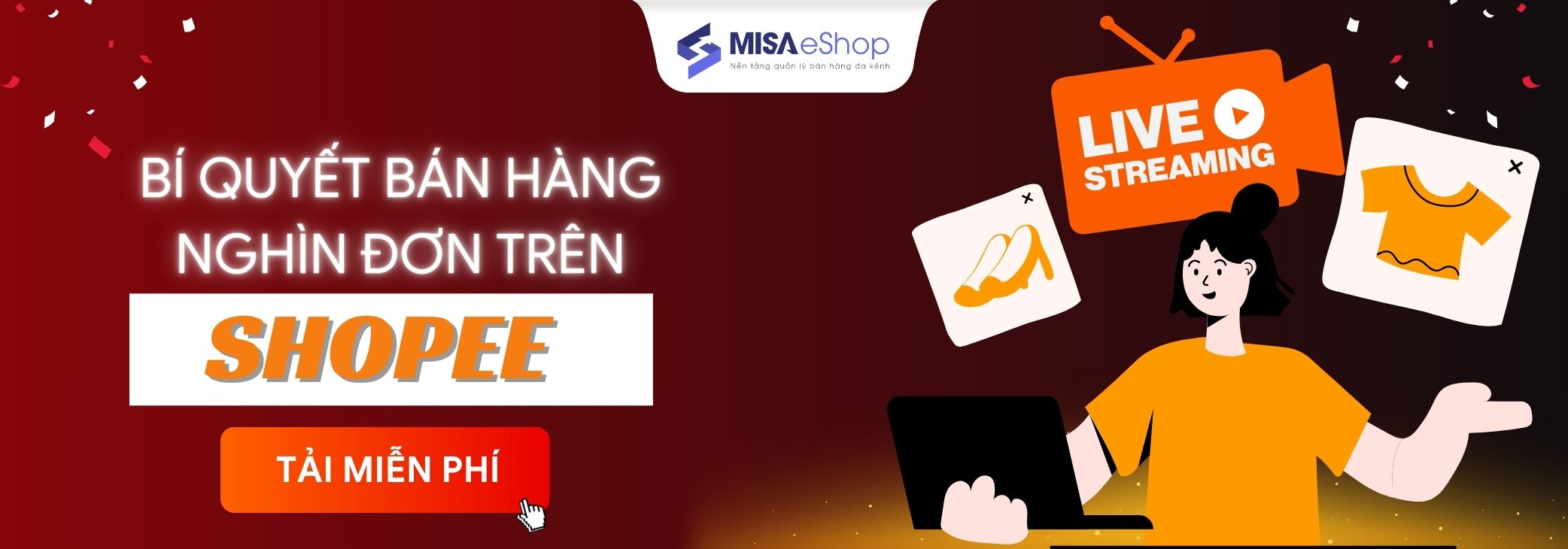 ebook bán hàng trên shopee