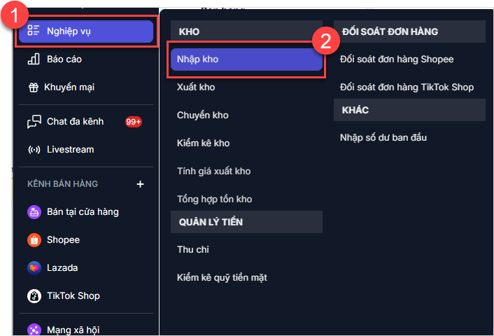 phần mềm quản lý đơn hàng
